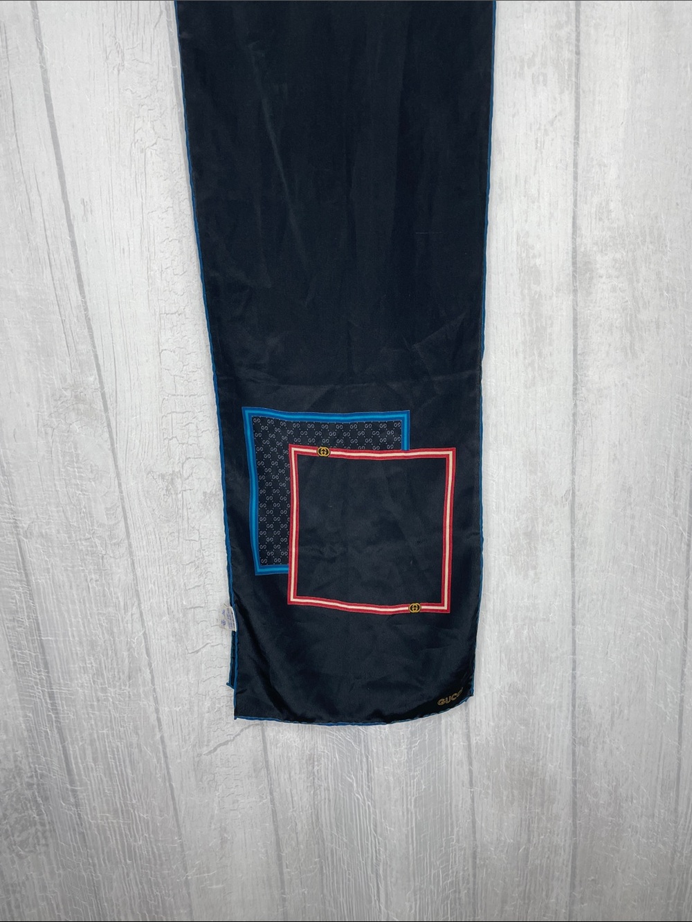 Vintage Gucci silk scarf.
